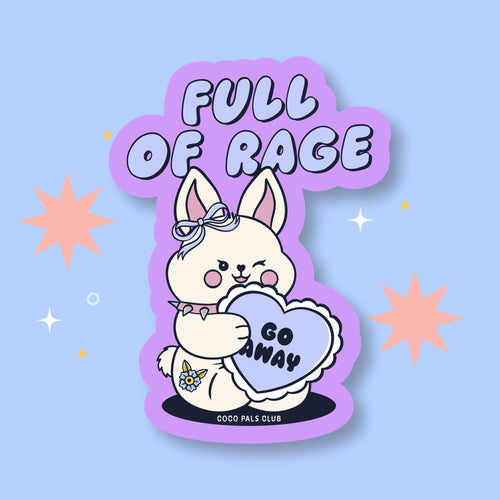 Full of Rage Lulu Vinyl Sticker