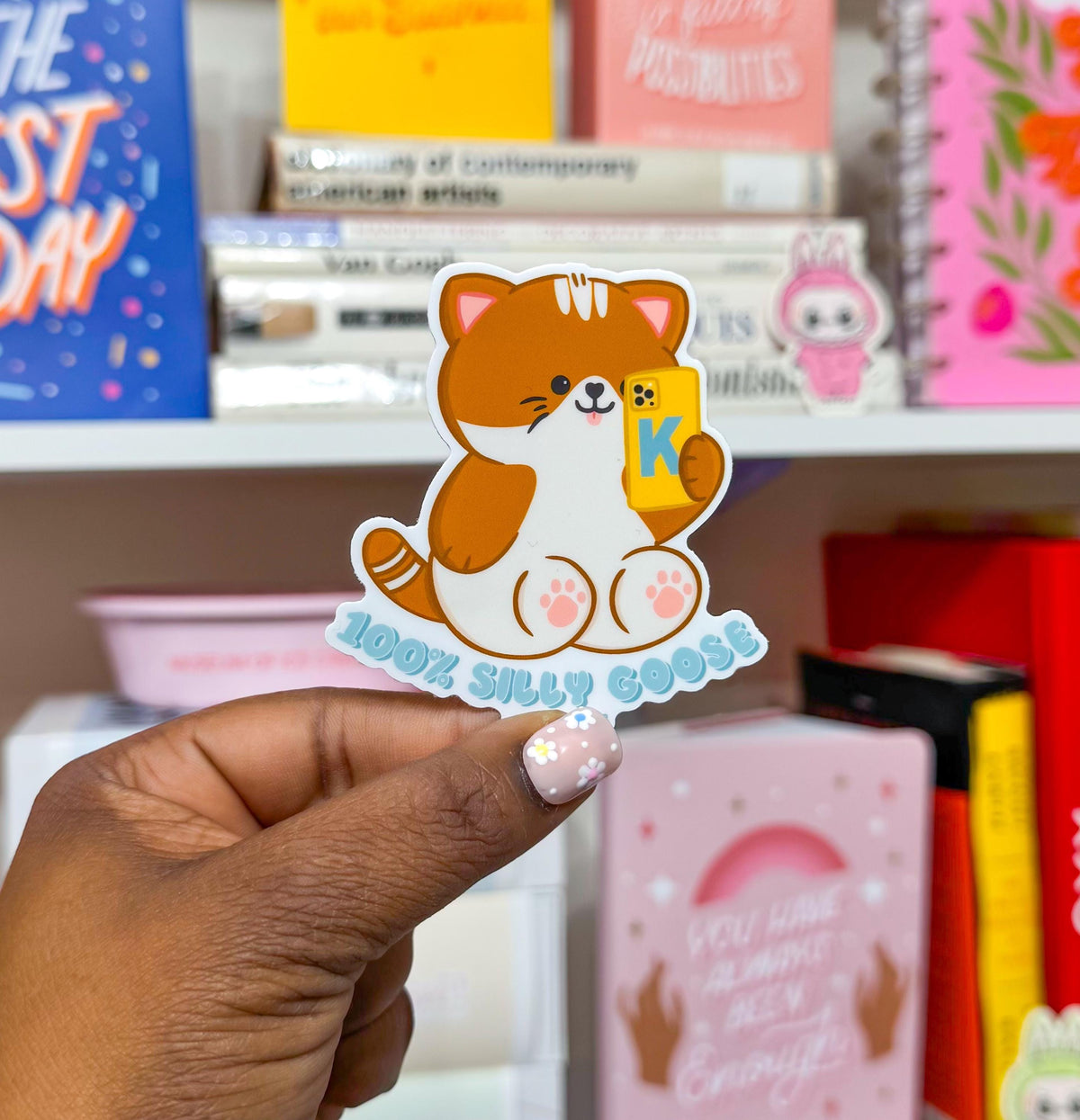 Silly Goose Kai Vinyl Sticker