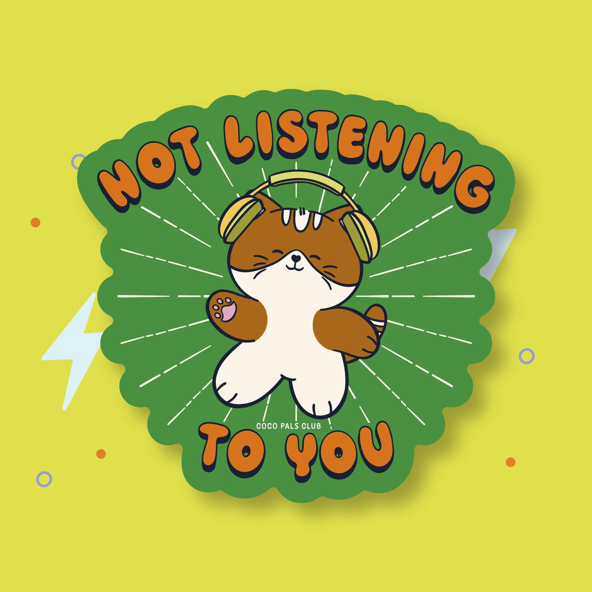 Music Lover Kai Vinyl Sticker