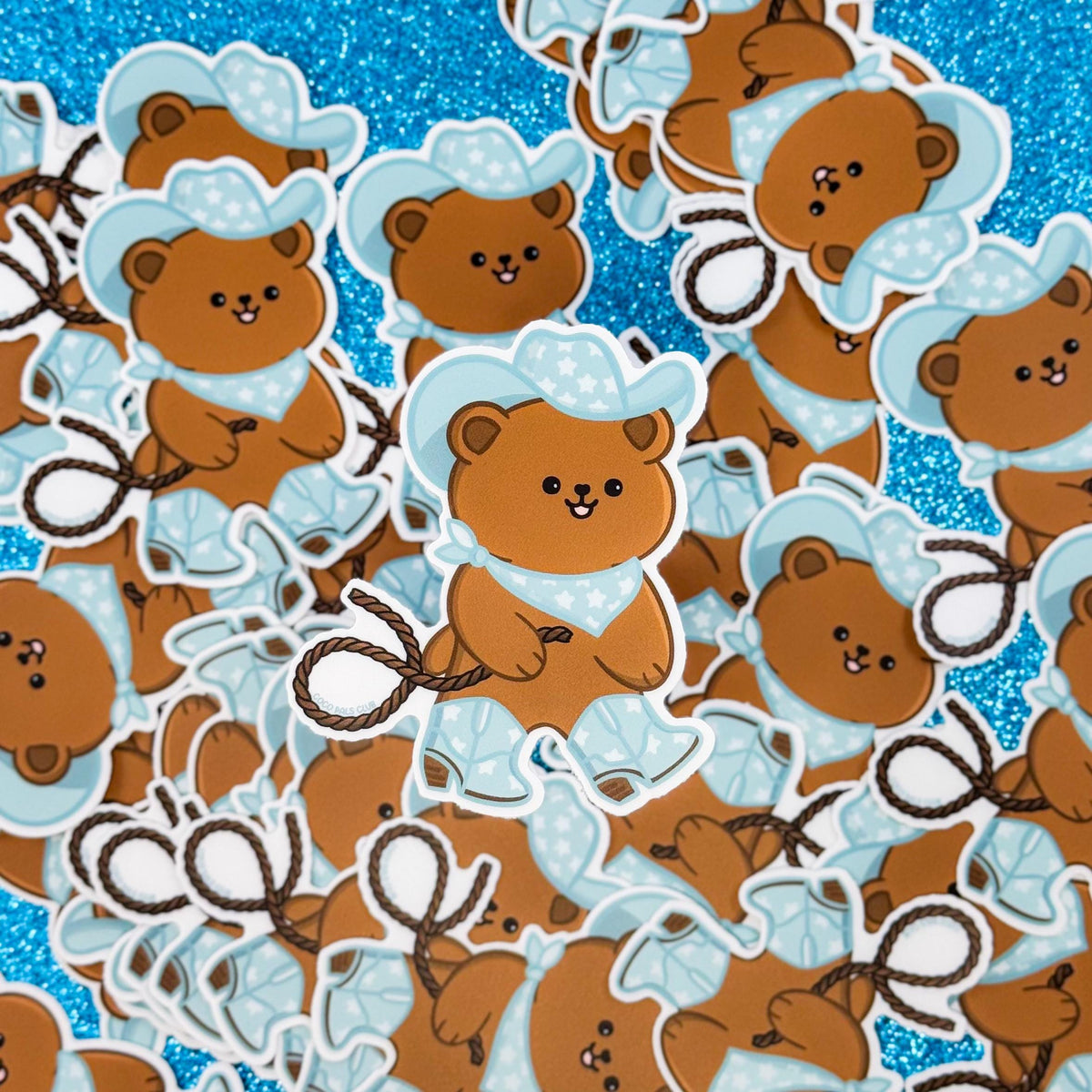 Cowboy Berry Vinyl Sticker