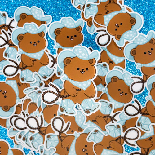 Cowboy Berry Vinyl Sticker