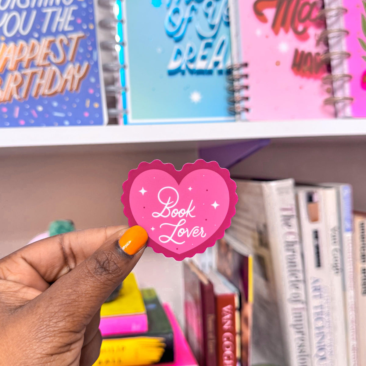 Book Lover Vinyl Sticker