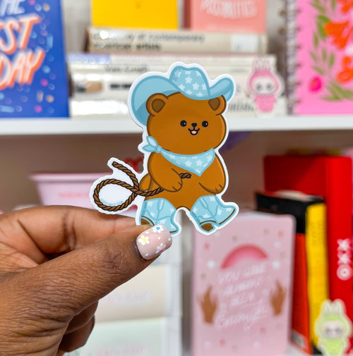 Cowboy Berry Vinyl Sticker