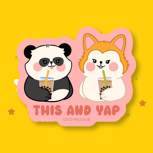 Boba Besties Vinyl Sticker