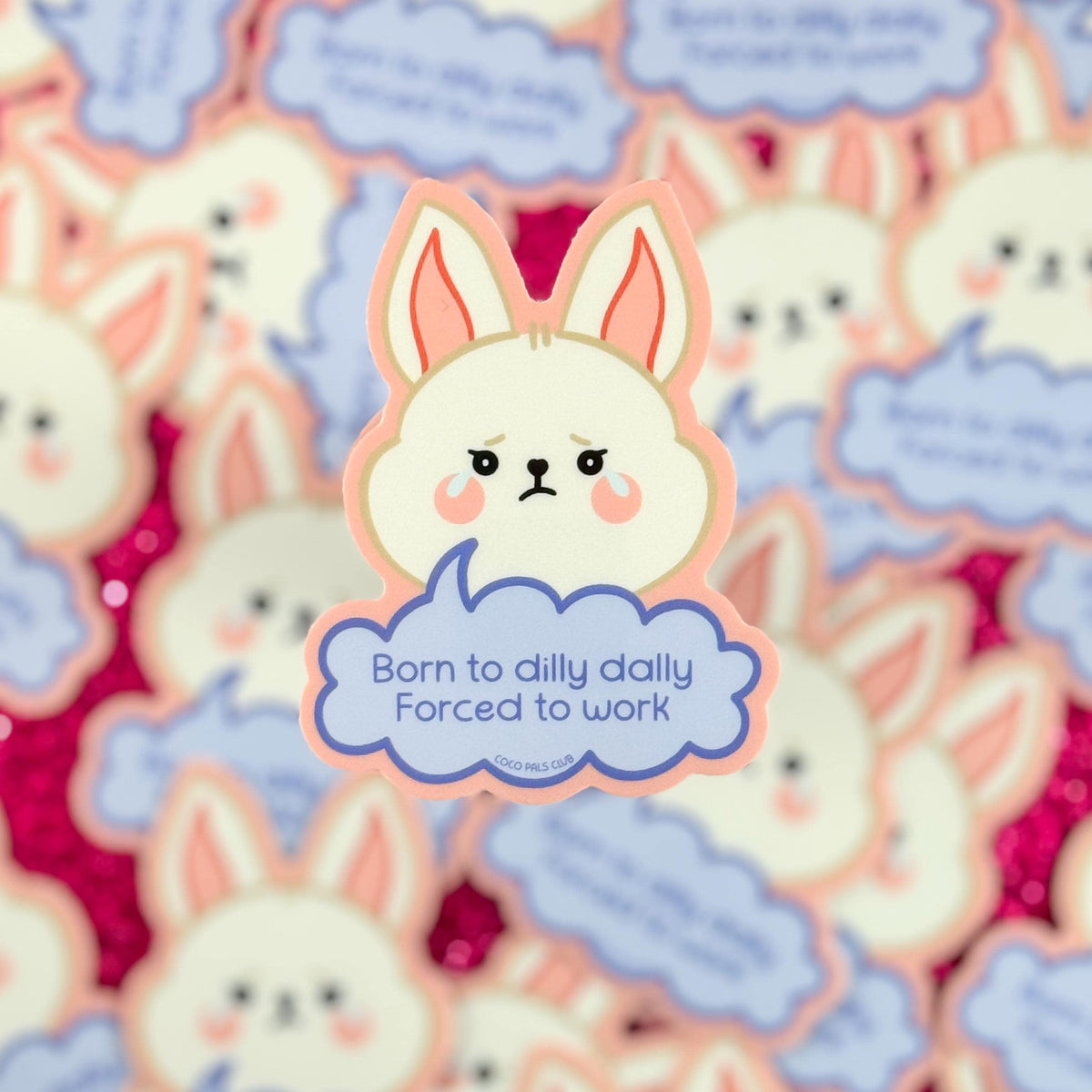 Sad Lulu Vinyl Sticker