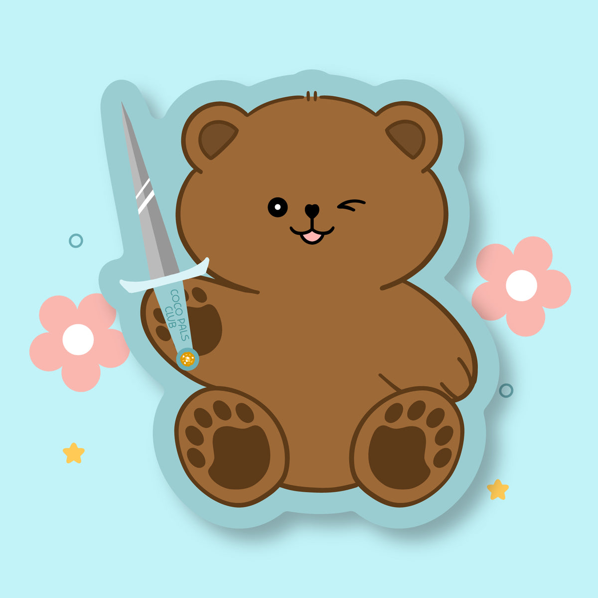Berry With Weapon Vinyl Sticker