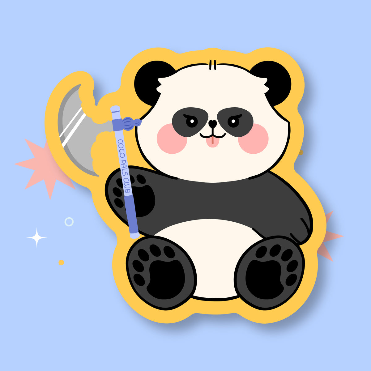 Emmy With Weapon Vinyl Sticker