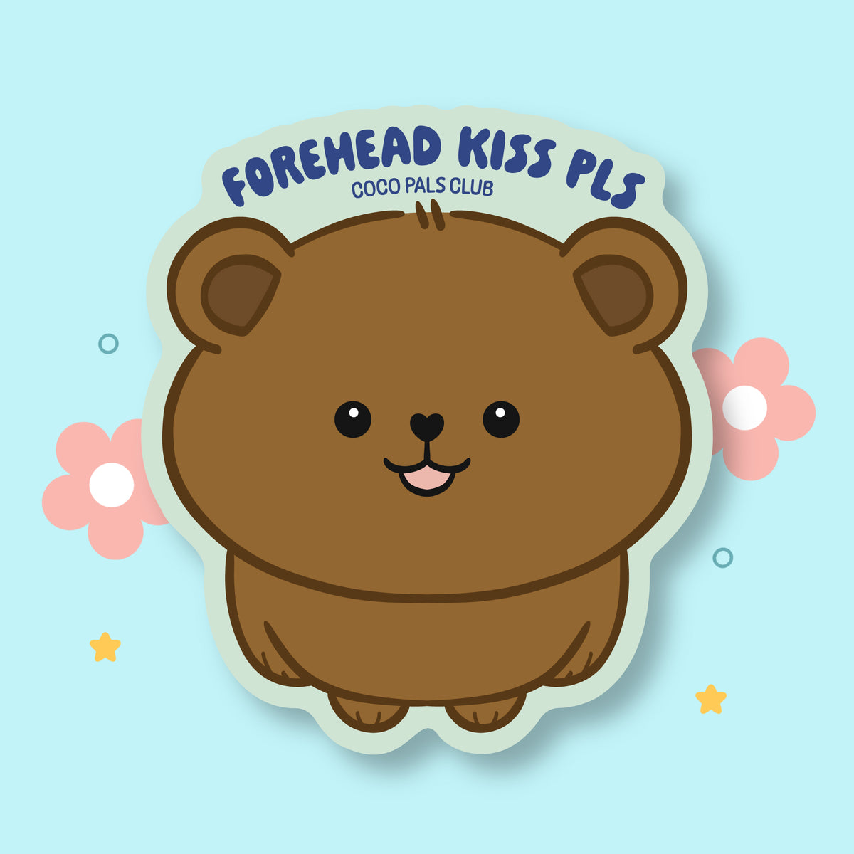 Berry Forehead Kiss Vinyl Sticker
