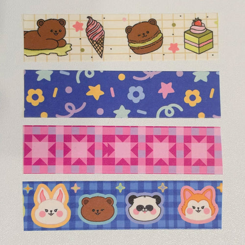 Pink Patchwork B-Grade Washi Tape