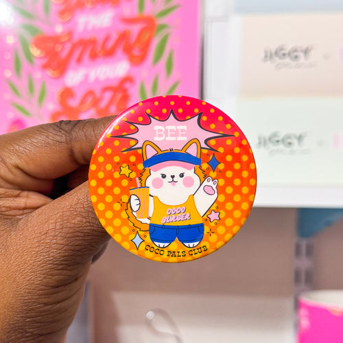 Coco Burger Button Badge Blind Bag