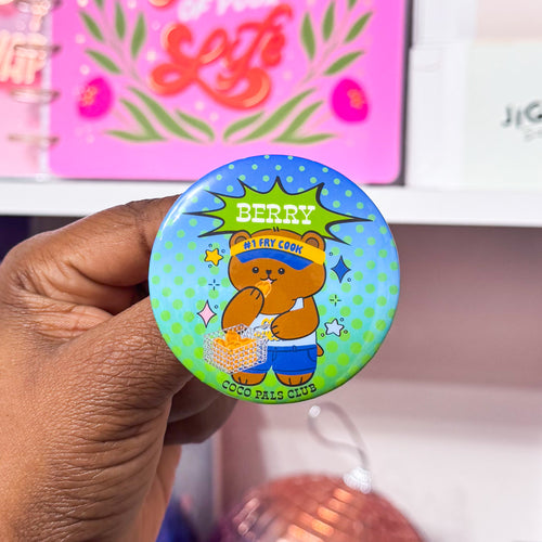 Coco Burger Button Badge Blind Bag