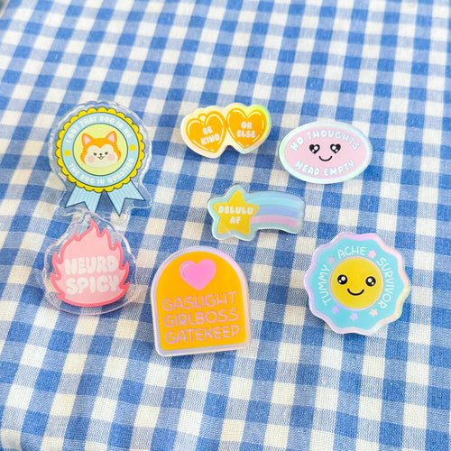 Sassy Acrylic Pins