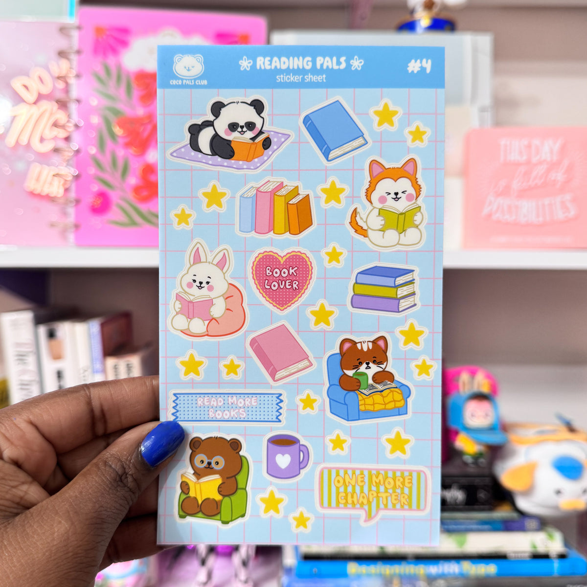 Reading Pals Sticker Sheet
