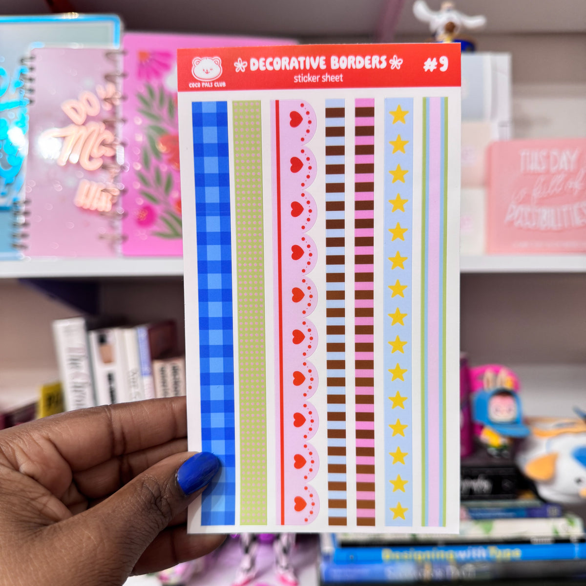 Decorative Borders Sticker Sheet