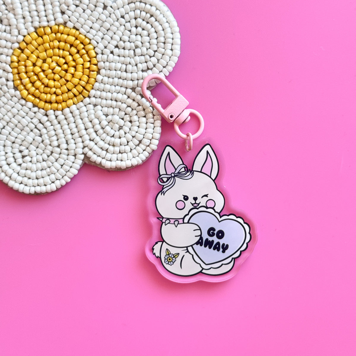 Go Away Lulu Acrylic Keychain