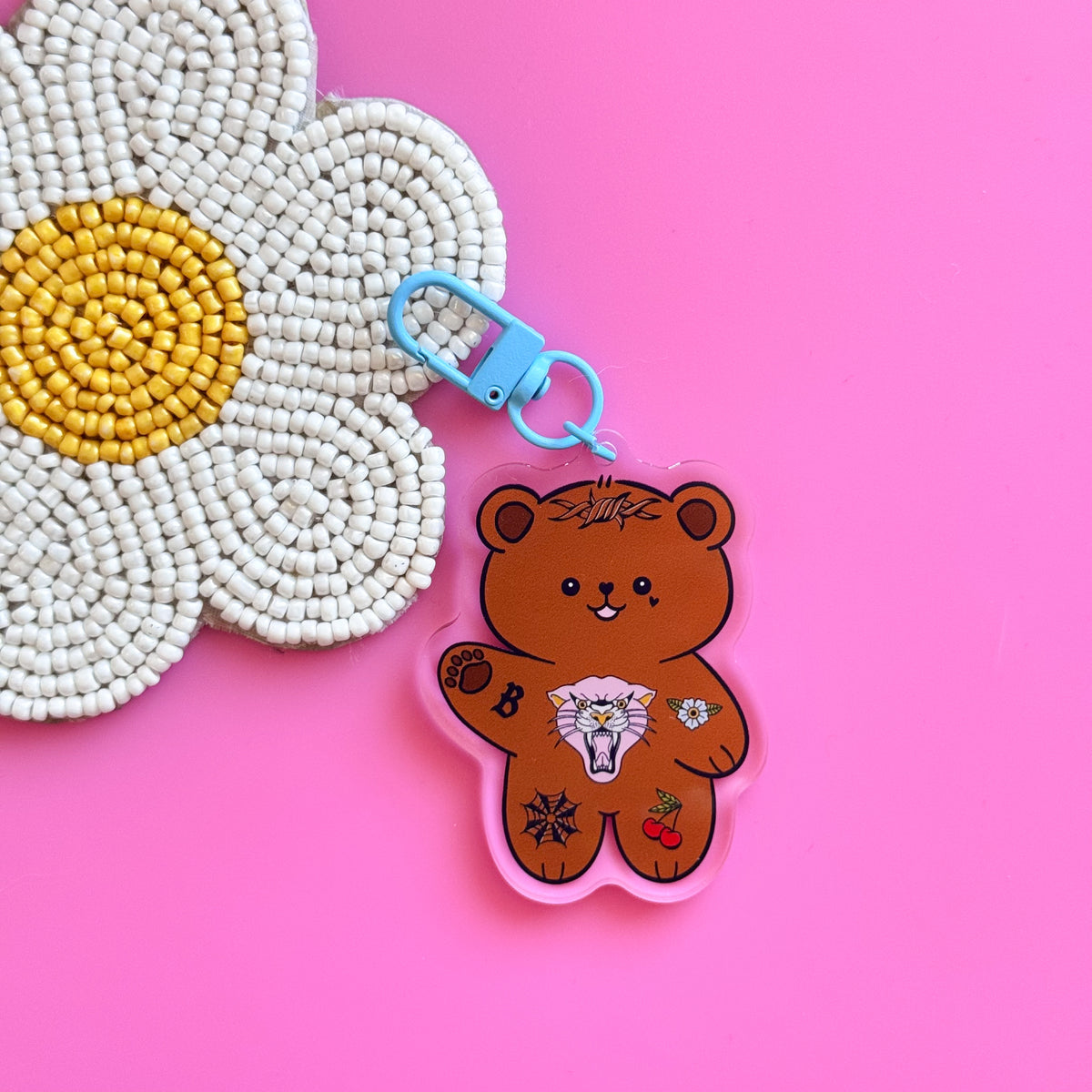 Tattooed Berry Acrylic Keychain