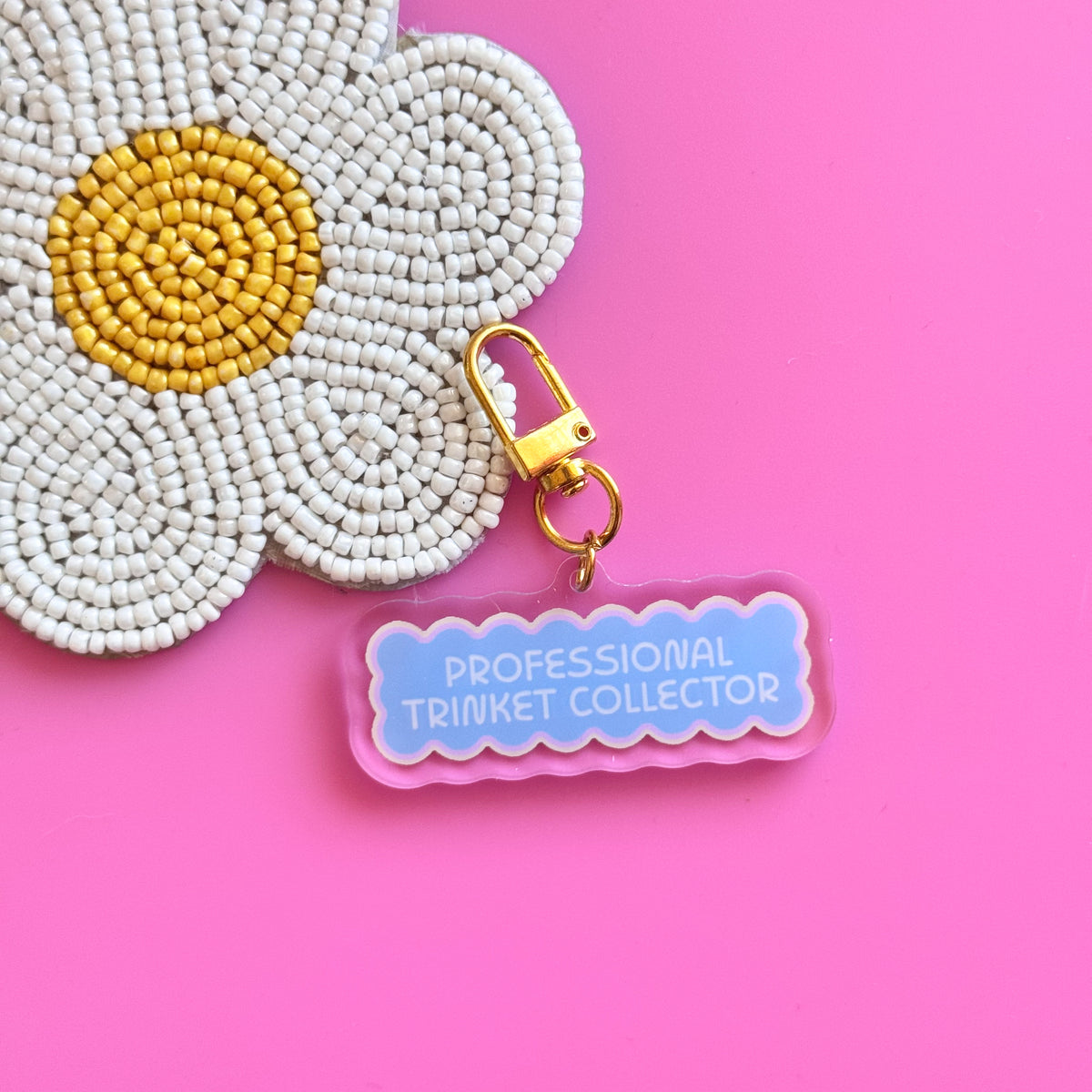 Professional Trinket Collector Acrylic Keychain
