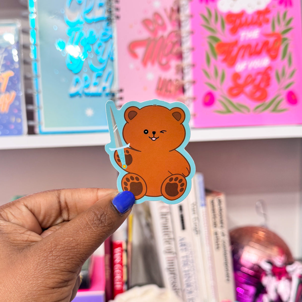 Berry With Weapon Vinyl Sticker
