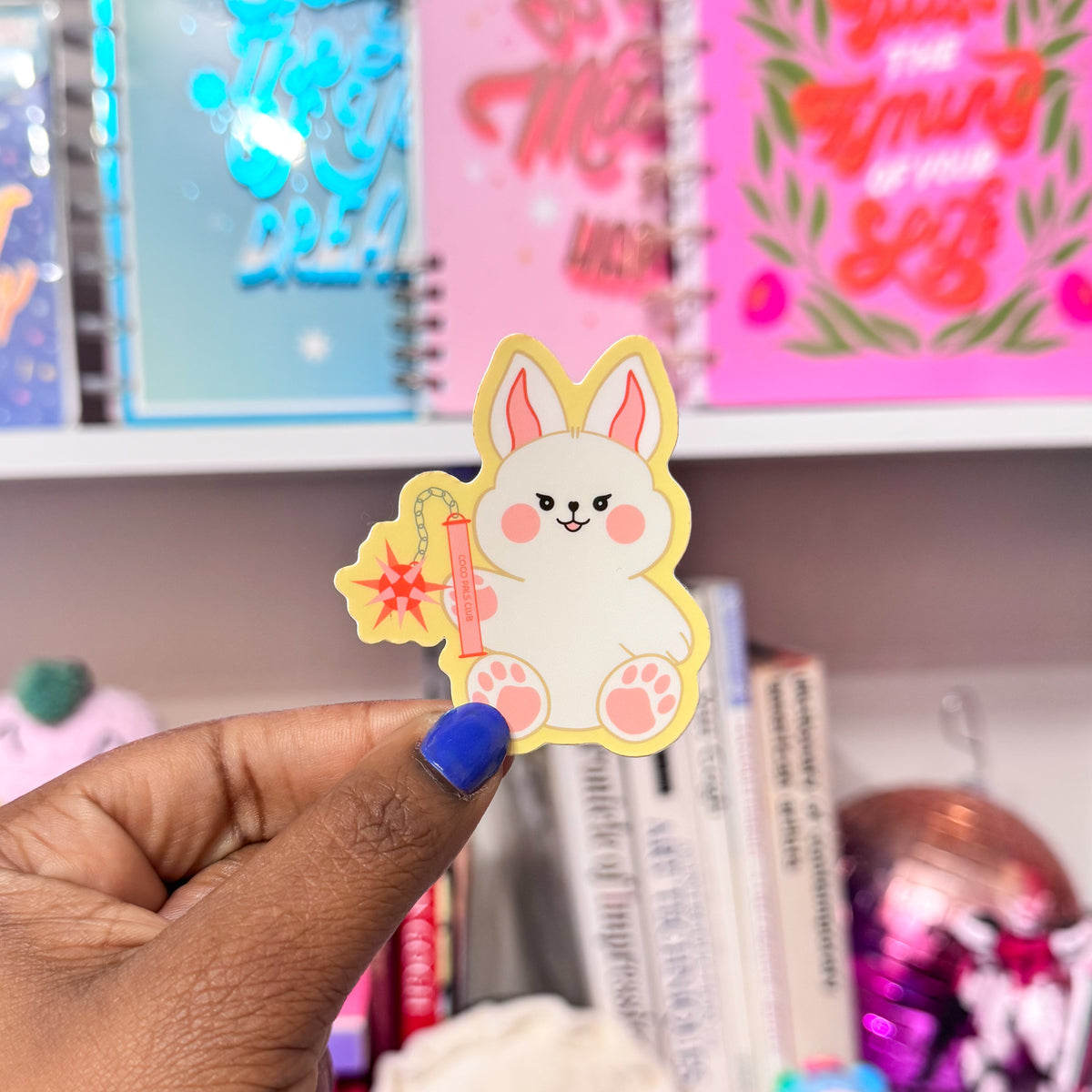 Lulu With Weapon Vinyl Sticker