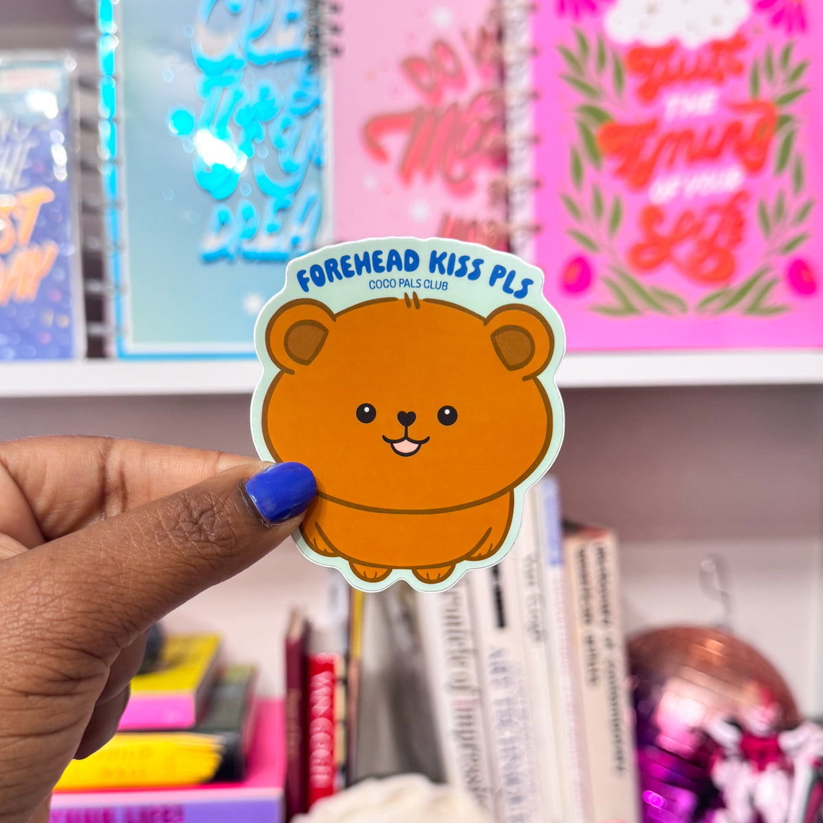 Berry Forehead Kiss Vinyl Sticker