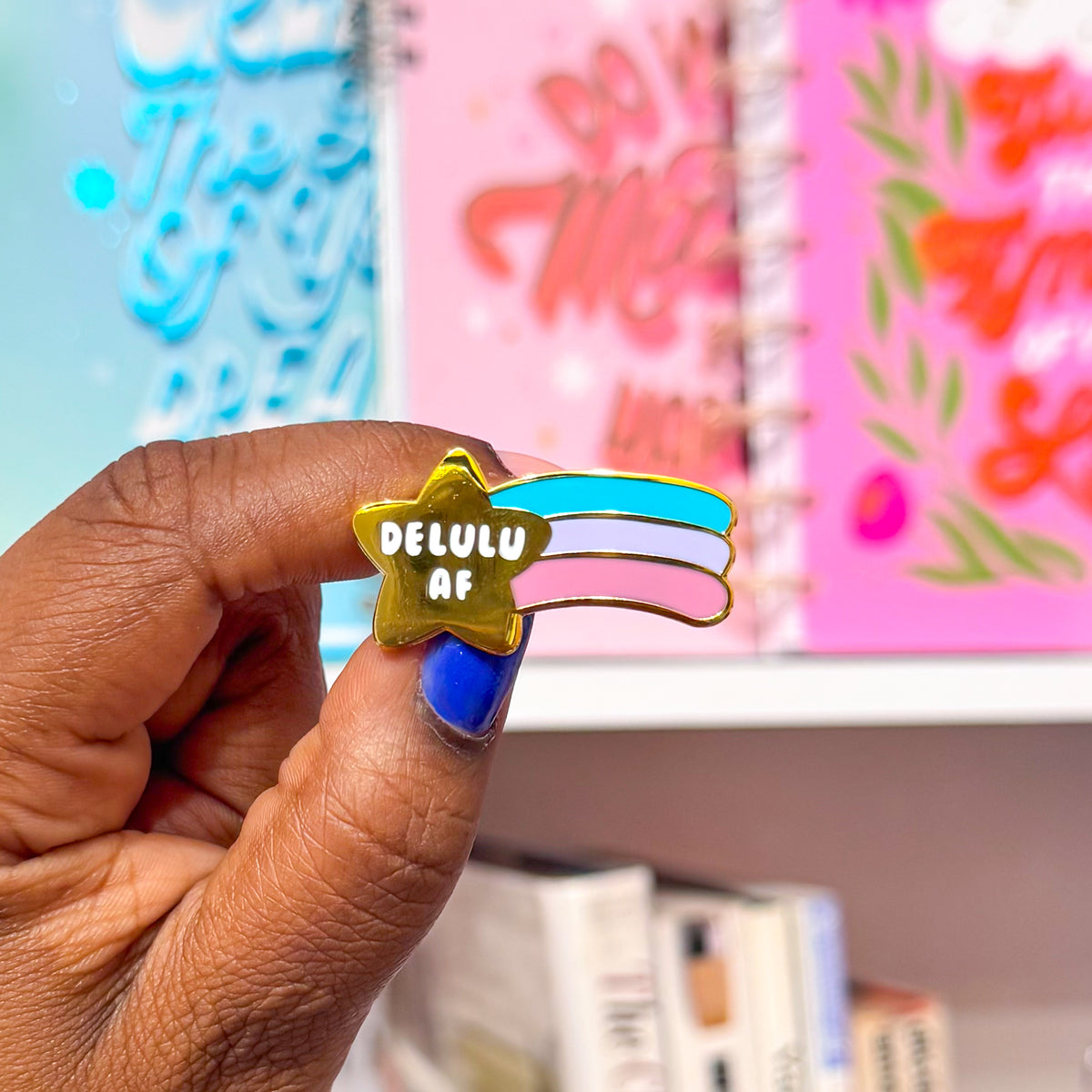 Delulu AF Enamel Pin