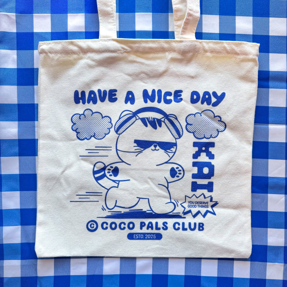 Have a Nice Day Kai Canvas Tote Bag
