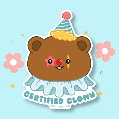 Clown Berry Vinyl Sticker