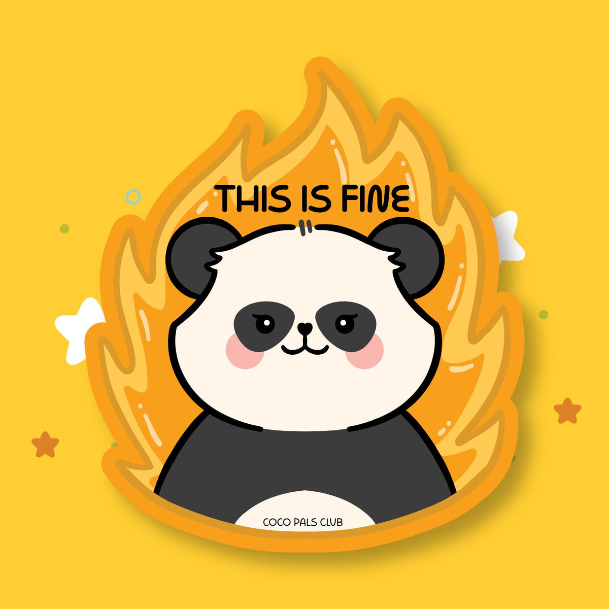 This is Fine Emmy Vinyl Sticker