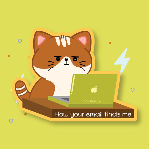 Work Email Kai Vinyl Sticker