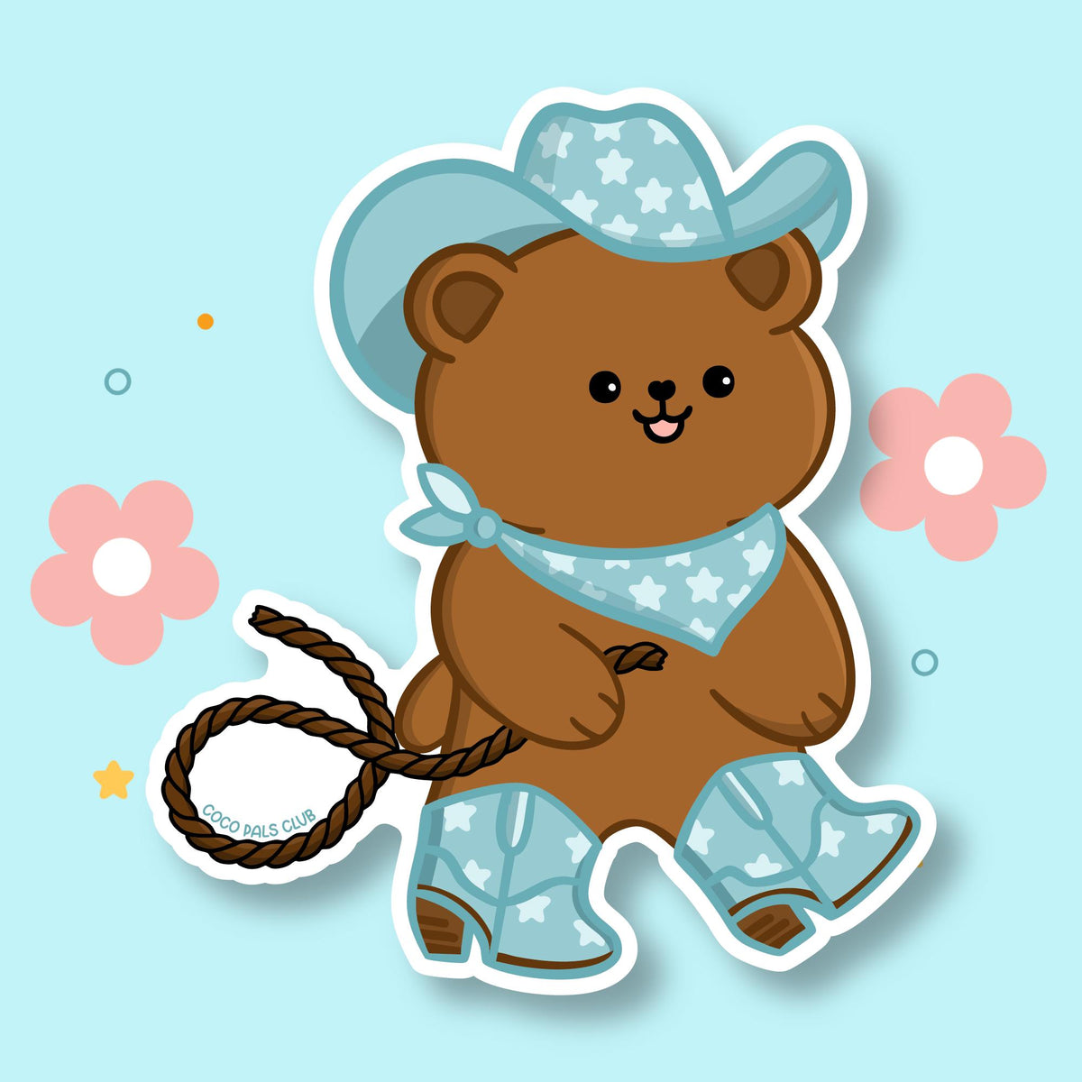 Cowboy Berry Vinyl Sticker
