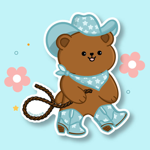 Cowboy Berry Vinyl Sticker