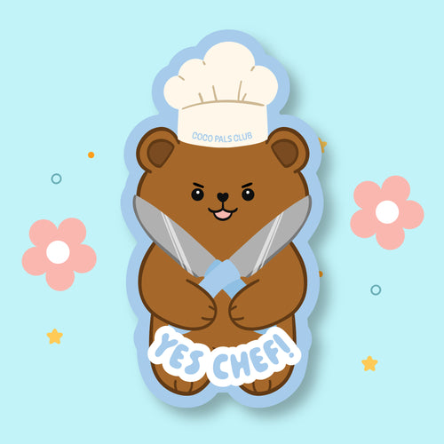 Yes Chef Berry Vinyl Sticker
