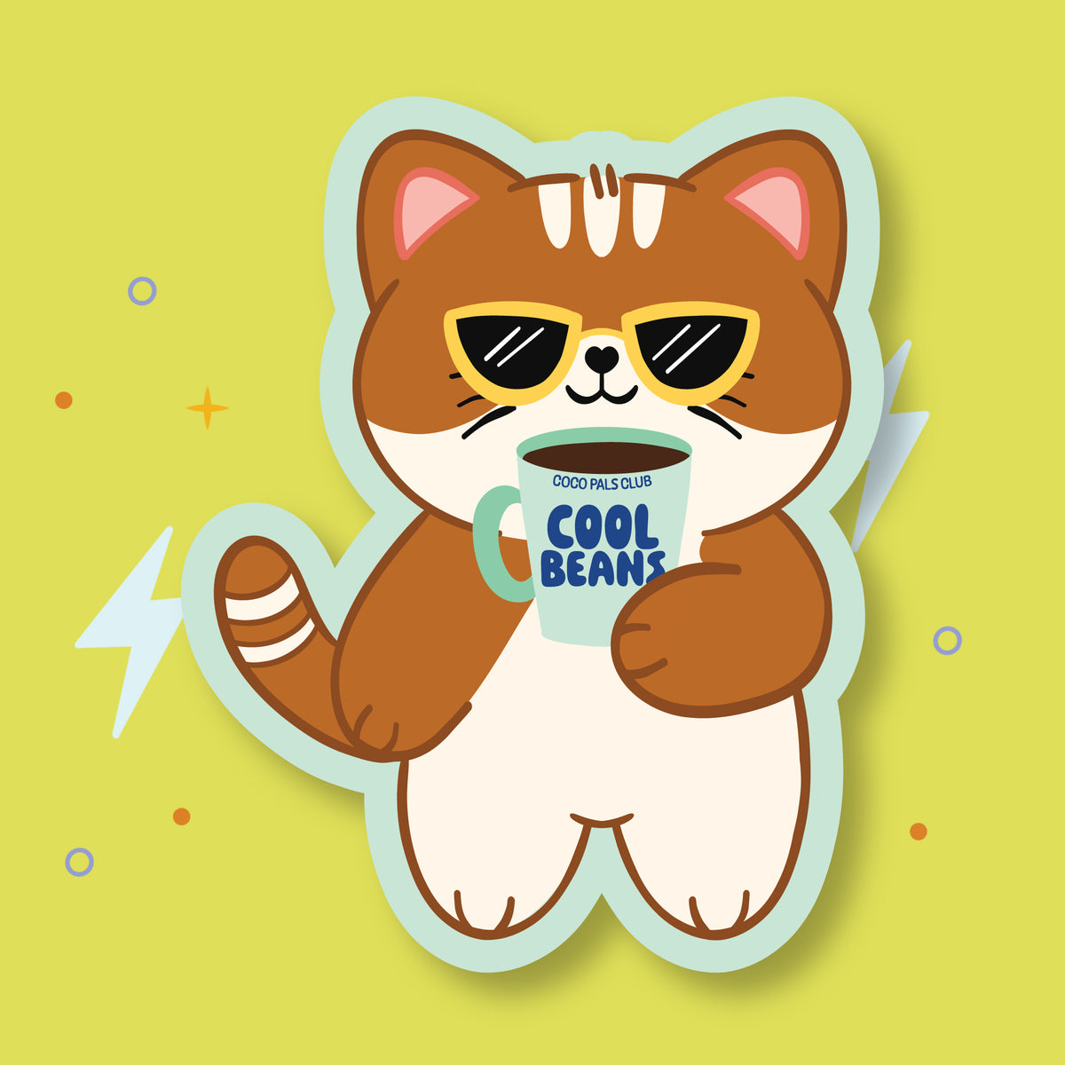 Cool Beans Kai Vinyl Sticker