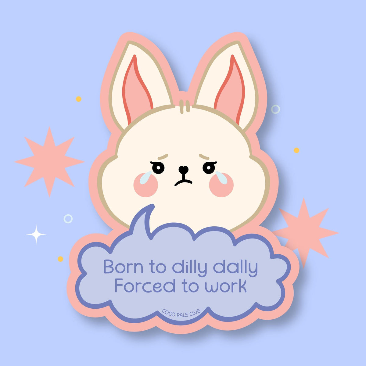 Sad Lulu Vinyl Sticker