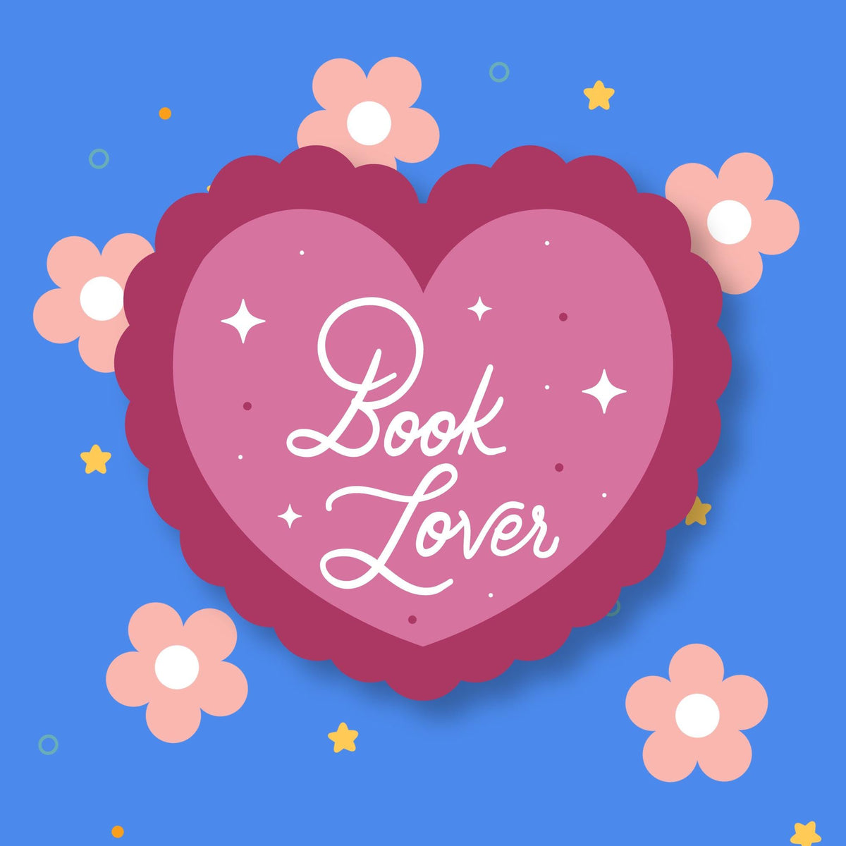 Book Lover Vinyl Sticker