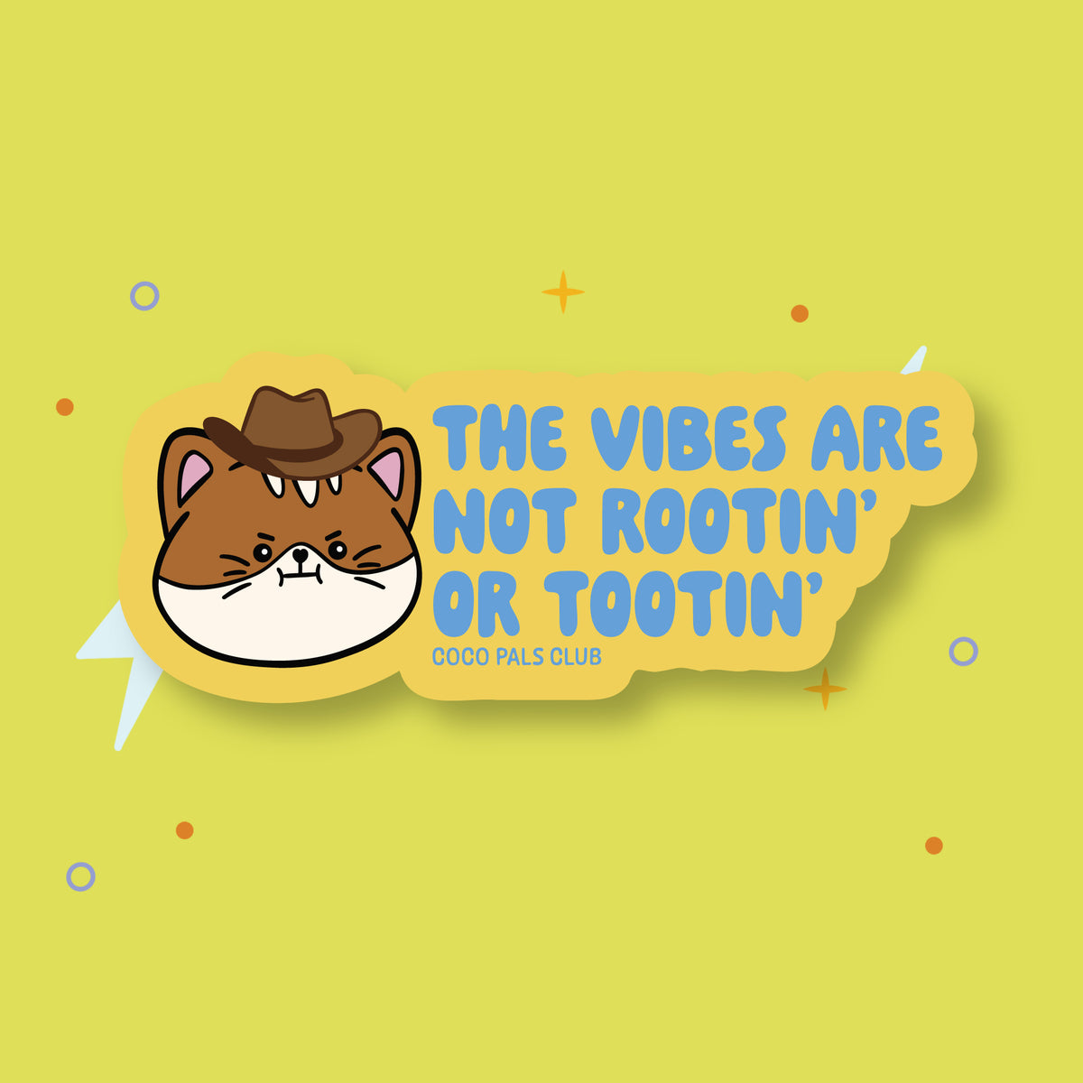 Rootin' & Tootin' Kai Vinyl Sticker